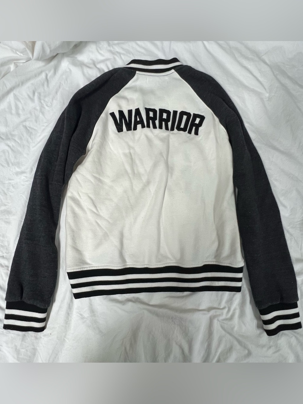 Spiritual Gangster Black and White 'Warrior' Zip-Up Jacket
